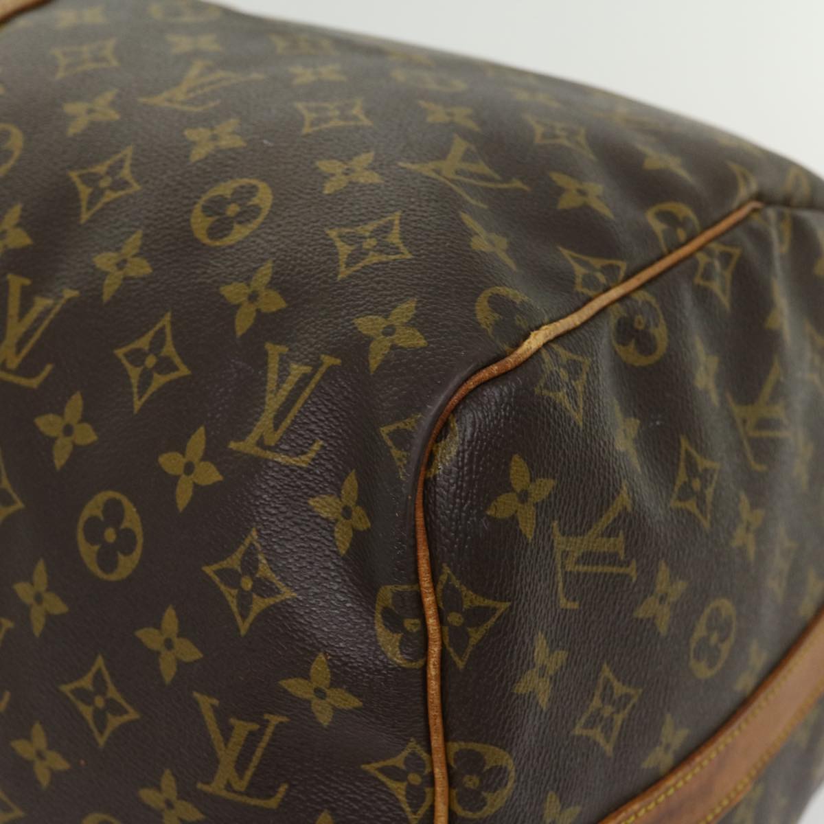 LOUIS VUITTON Monogram Keepall Bandouliere 55 Boston Bag M41414 LV Auth 30582