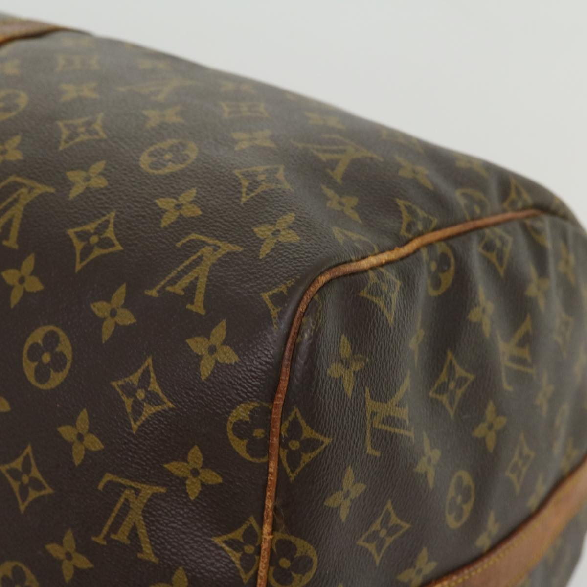 LOUIS VUITTON Monogram Keepall Bandouliere 55 Boston Bag M41414 LV Auth 30582