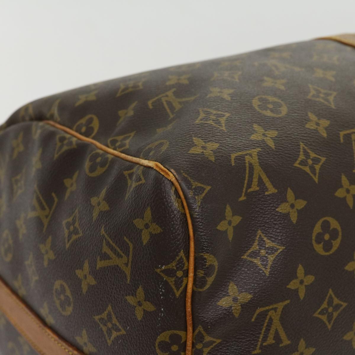 LOUIS VUITTON Monogram Keepall Bandouliere 55 Boston Bag M41414 LV Auth 30582