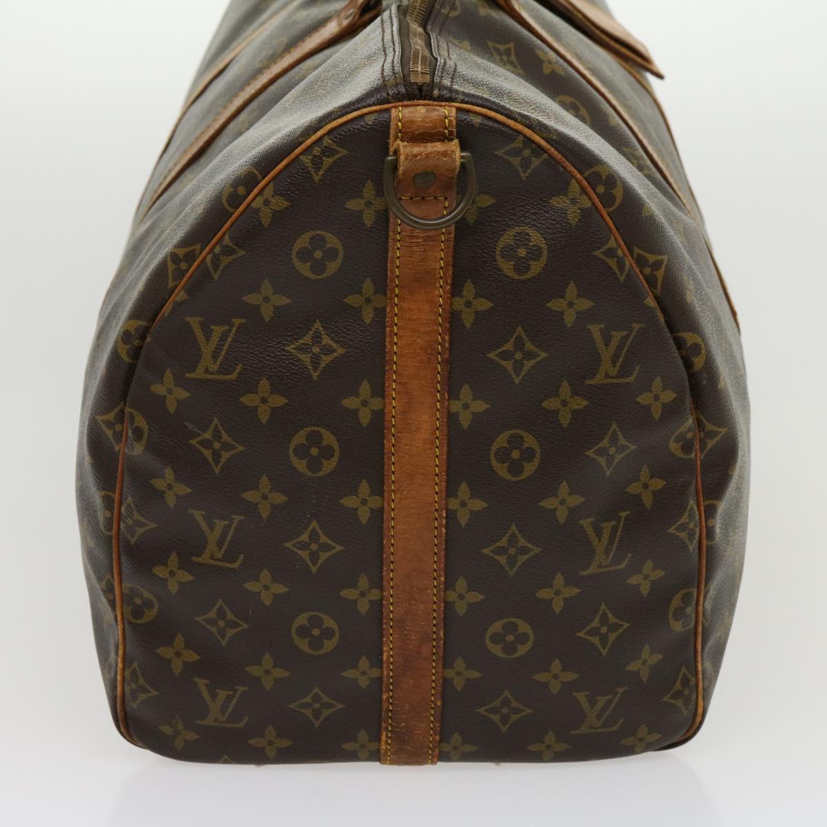 LOUIS VUITTON Monogram Keepall Bandouliere 55 Boston Bag M41414 LV Auth 30582