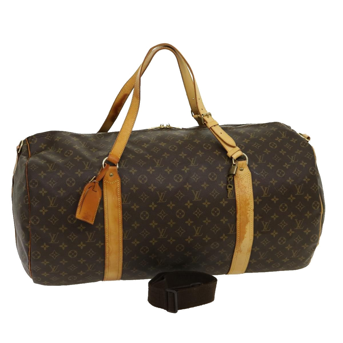 LOUIS VUITTON Monogram Sac Porchon Boston Bag M41222 LV Auth 30601