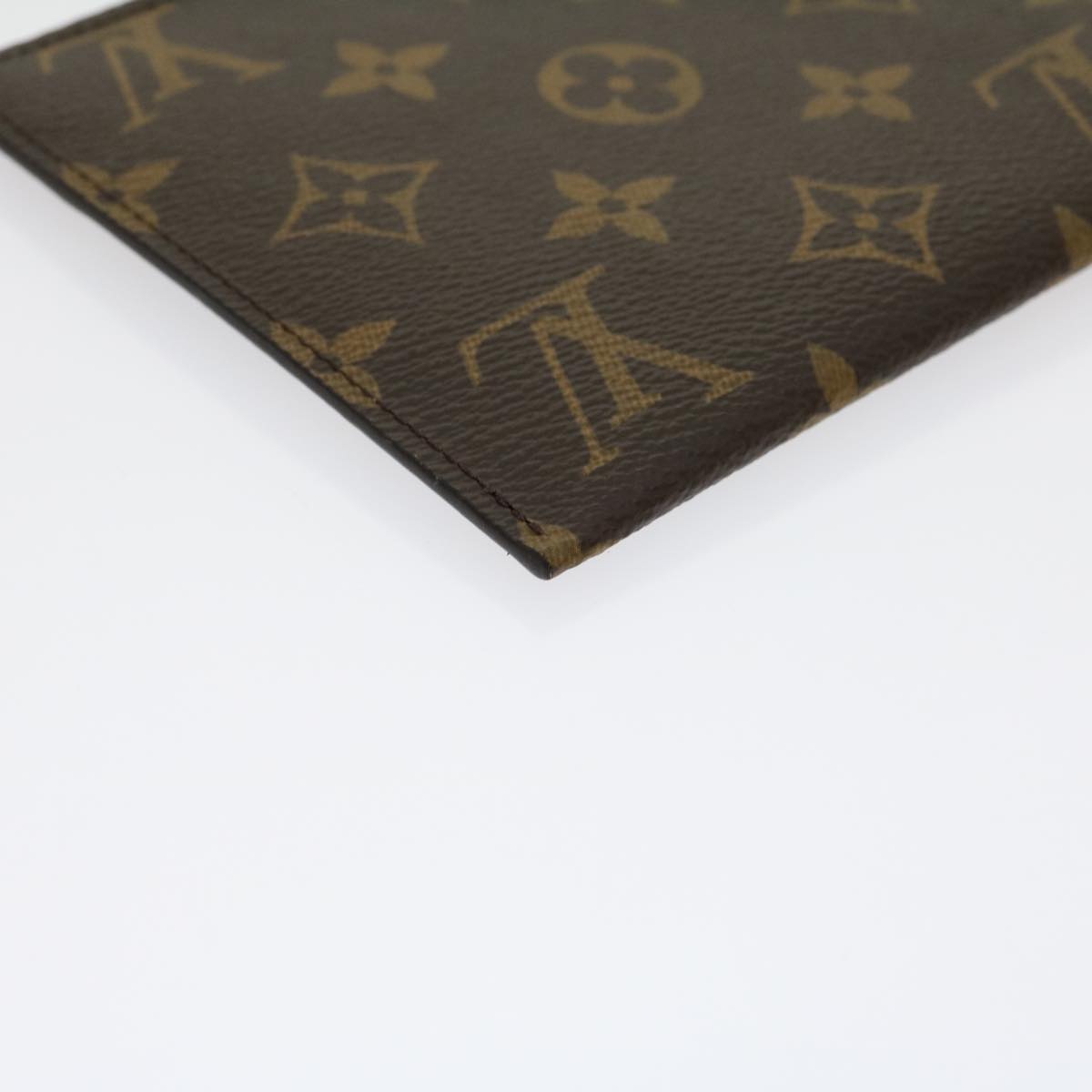 LOUIS VUITTON Monogram ribbon pouch Clutch Bag M63045 LV Auth 30605A