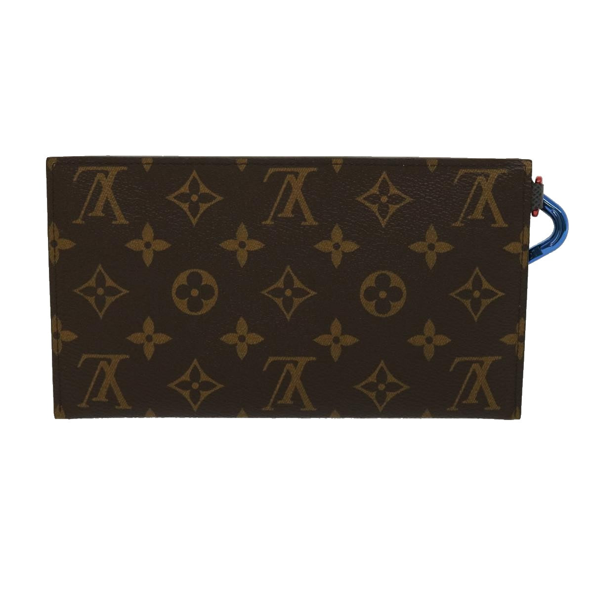 LOUIS VUITTON Monogram ribbon pouch Clutch Bag M63045 LV Auth 30605A - 0