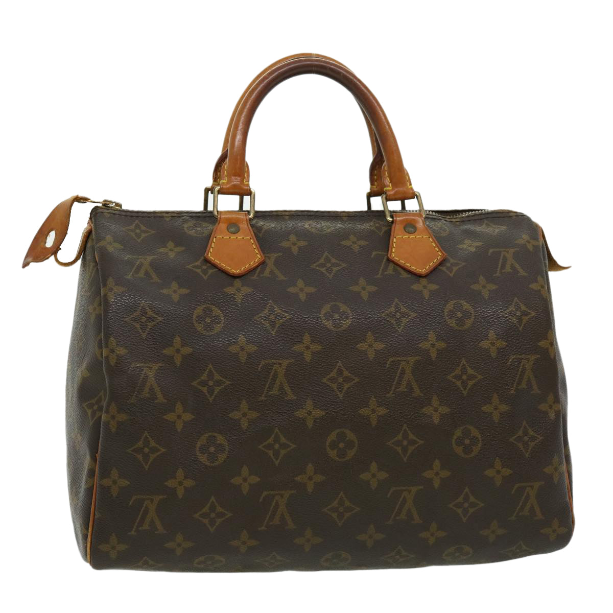 LOUIS VUITTON Monogram Speedy 30 Hand Bag M41526 LV Auth 30621