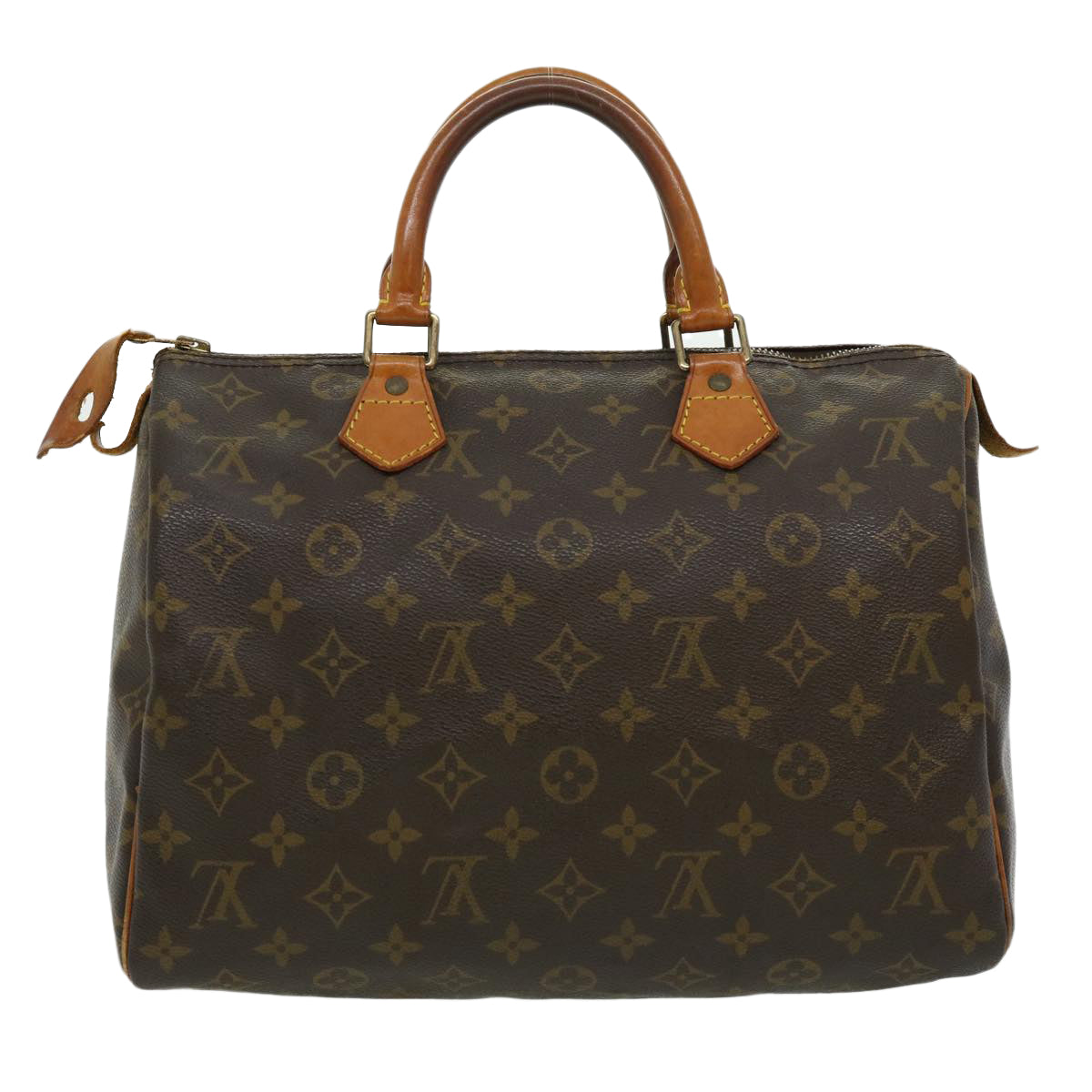 LOUIS VUITTON Monogram Speedy 30 Hand Bag M41526 LV Auth 30621