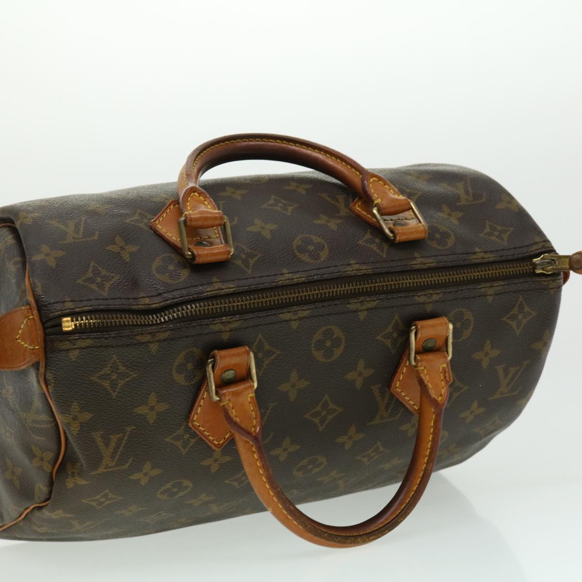 LOUIS VUITTON Monogram Speedy 30 Hand Bag M41526 LV Auth 30621