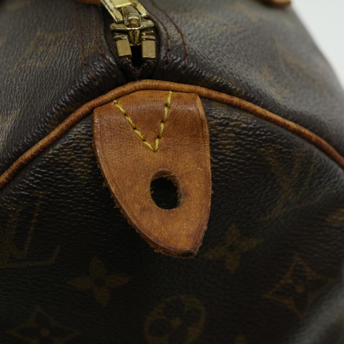 LOUIS VUITTON Monogram Speedy 30 Hand Bag M41526 LV Auth 30625