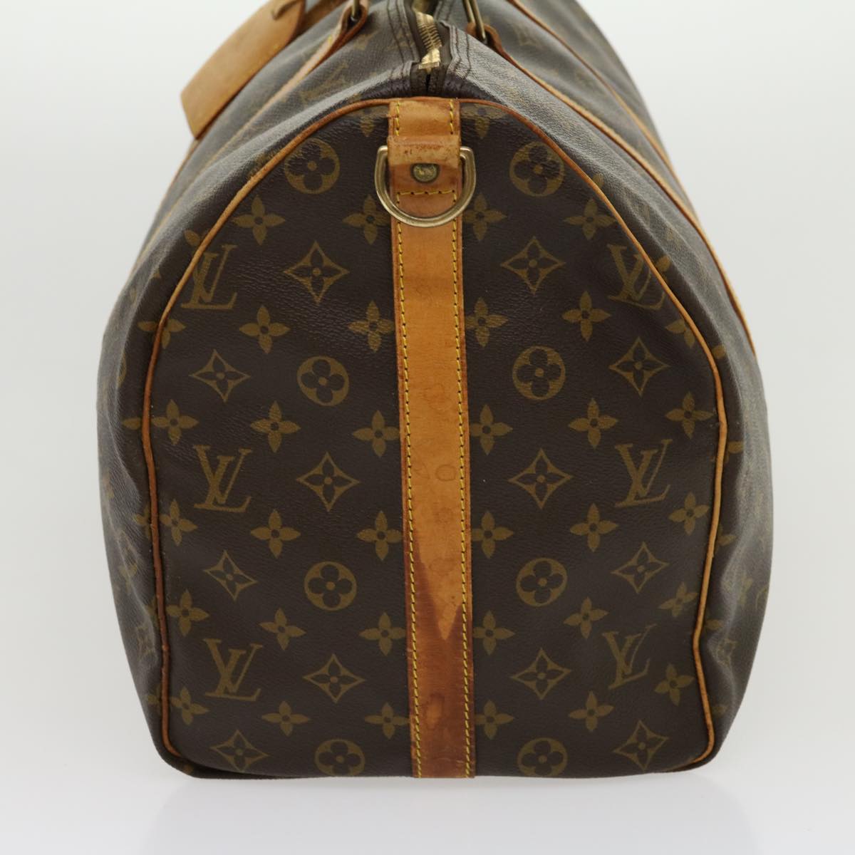 LOUIS VUITTON Monogram Keepall Bandouliere 50 Boston Bag M41416 LV Auth 30630