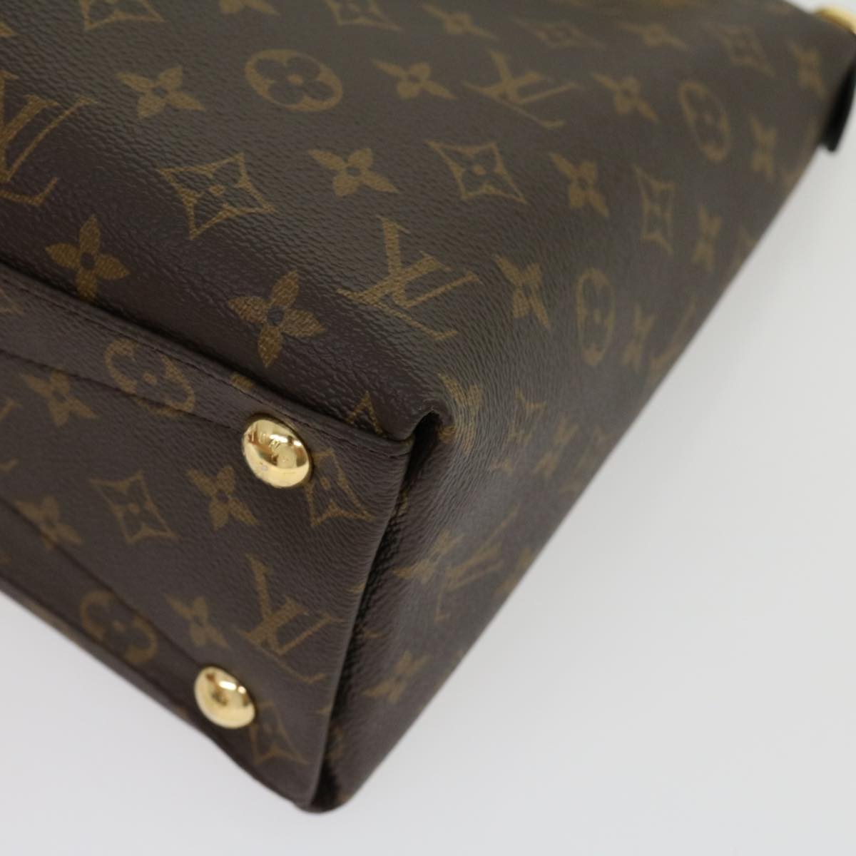 LOUIS VUITTON Monogram V Tote MM Tote Bag 2way M45273 LV Auth 30668A