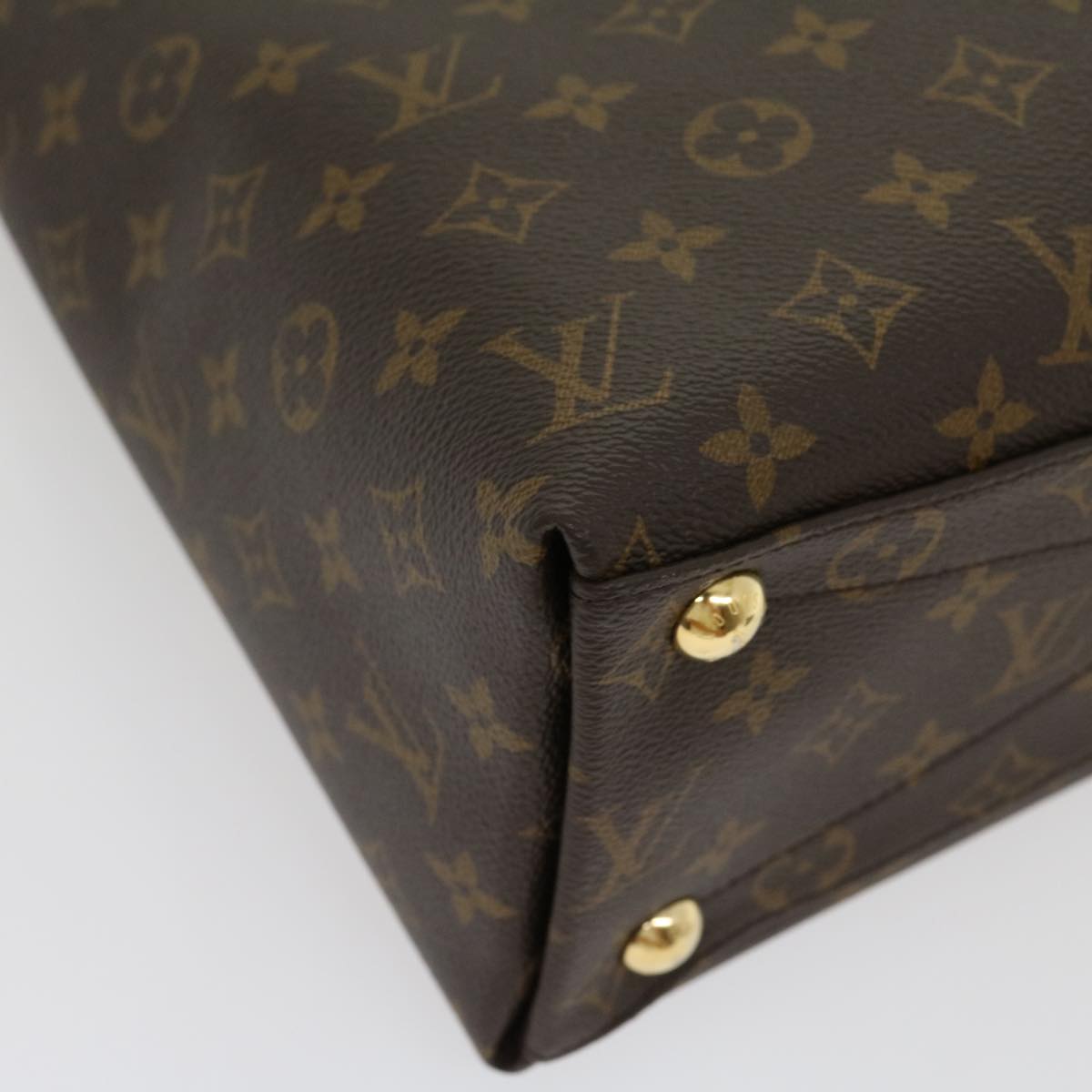 LOUIS VUITTON Monogram V Tote MM Tote Bag 2way M45273 LV Auth 30668A