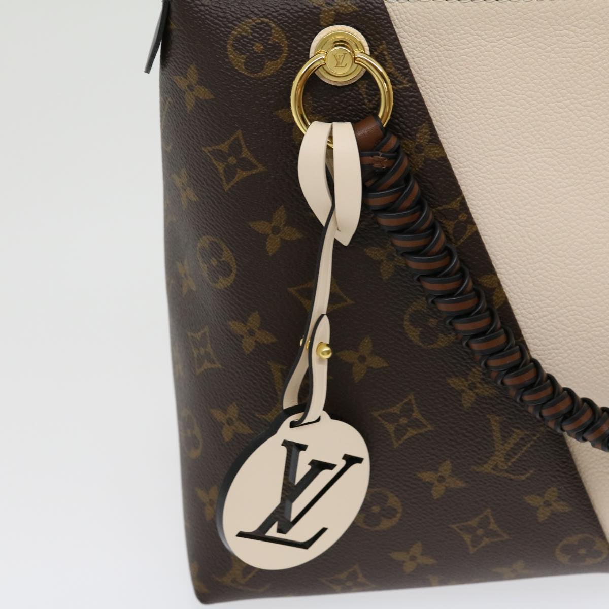 LOUIS VUITTON Monogram V Tote MM Tote Bag 2way M45273 LV Auth 30668A