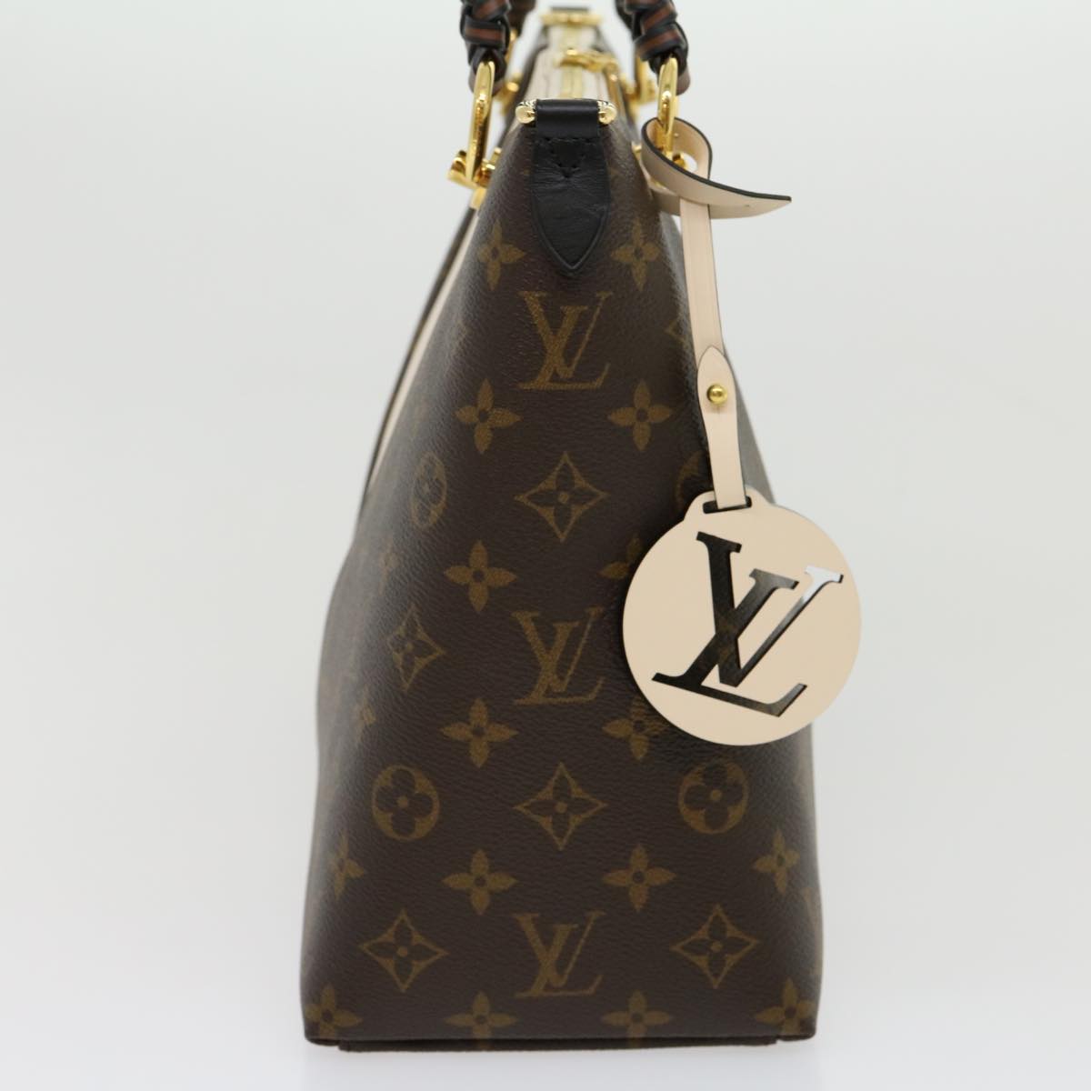 LOUIS VUITTON Monogram V Tote MM Tote Bag 2way M45273 LV Auth 30668A