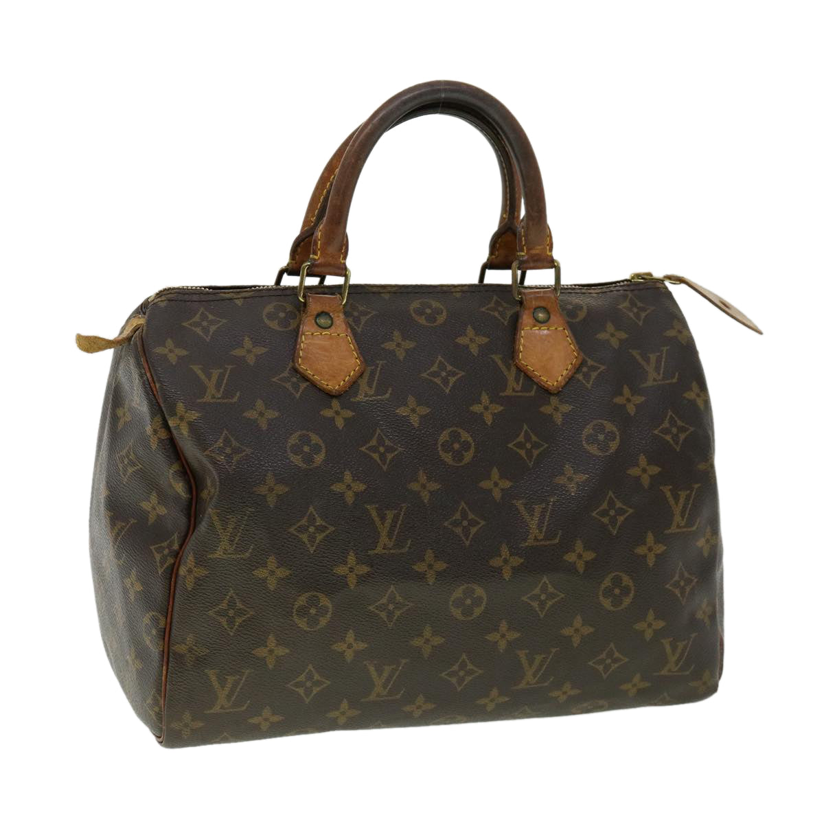 LOUIS VUITTON Monogram Speedy 30 Hand Bag M41526 LV Auth 30692