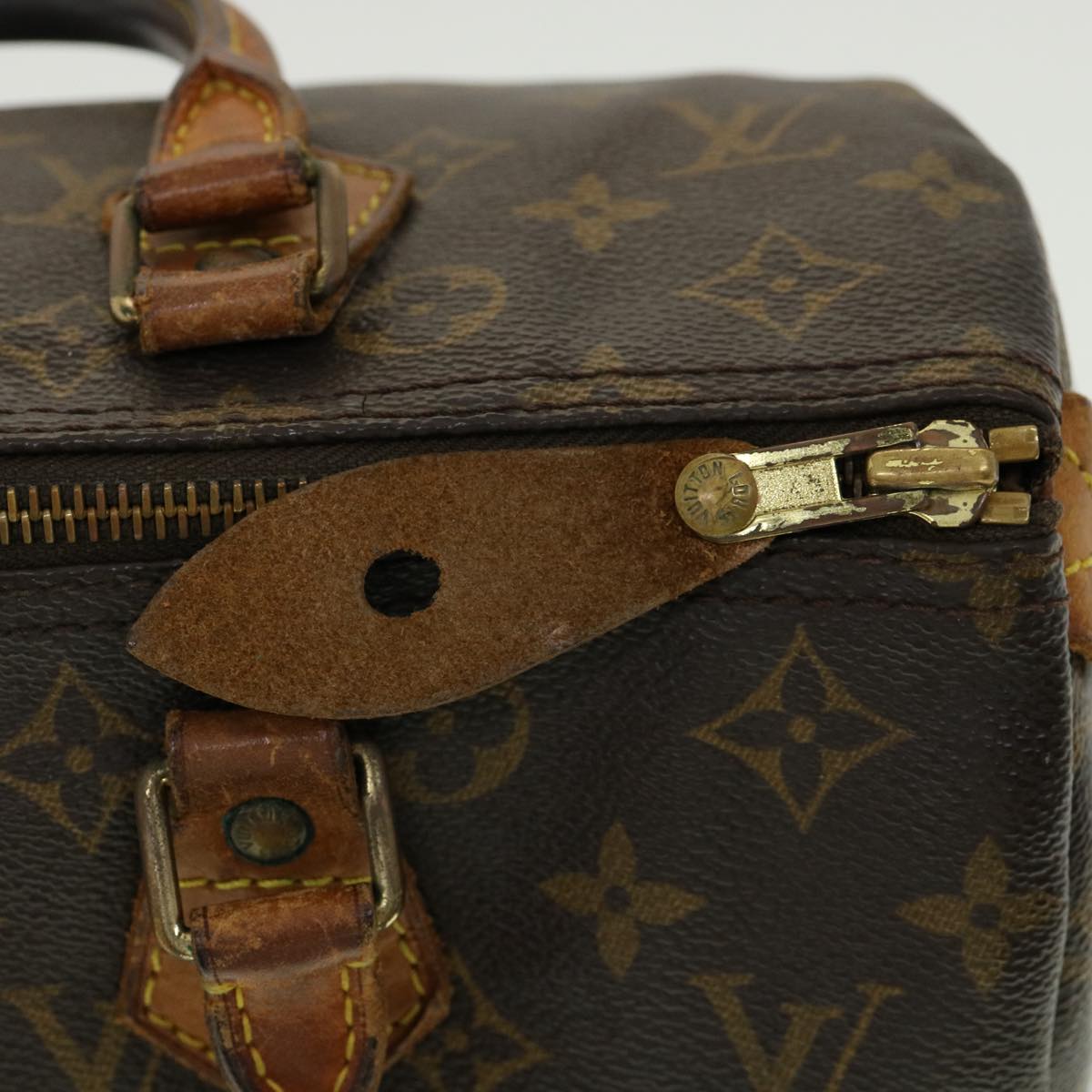 LOUIS VUITTON Monogram Speedy 30 Hand Bag M41526 LV Auth 30692