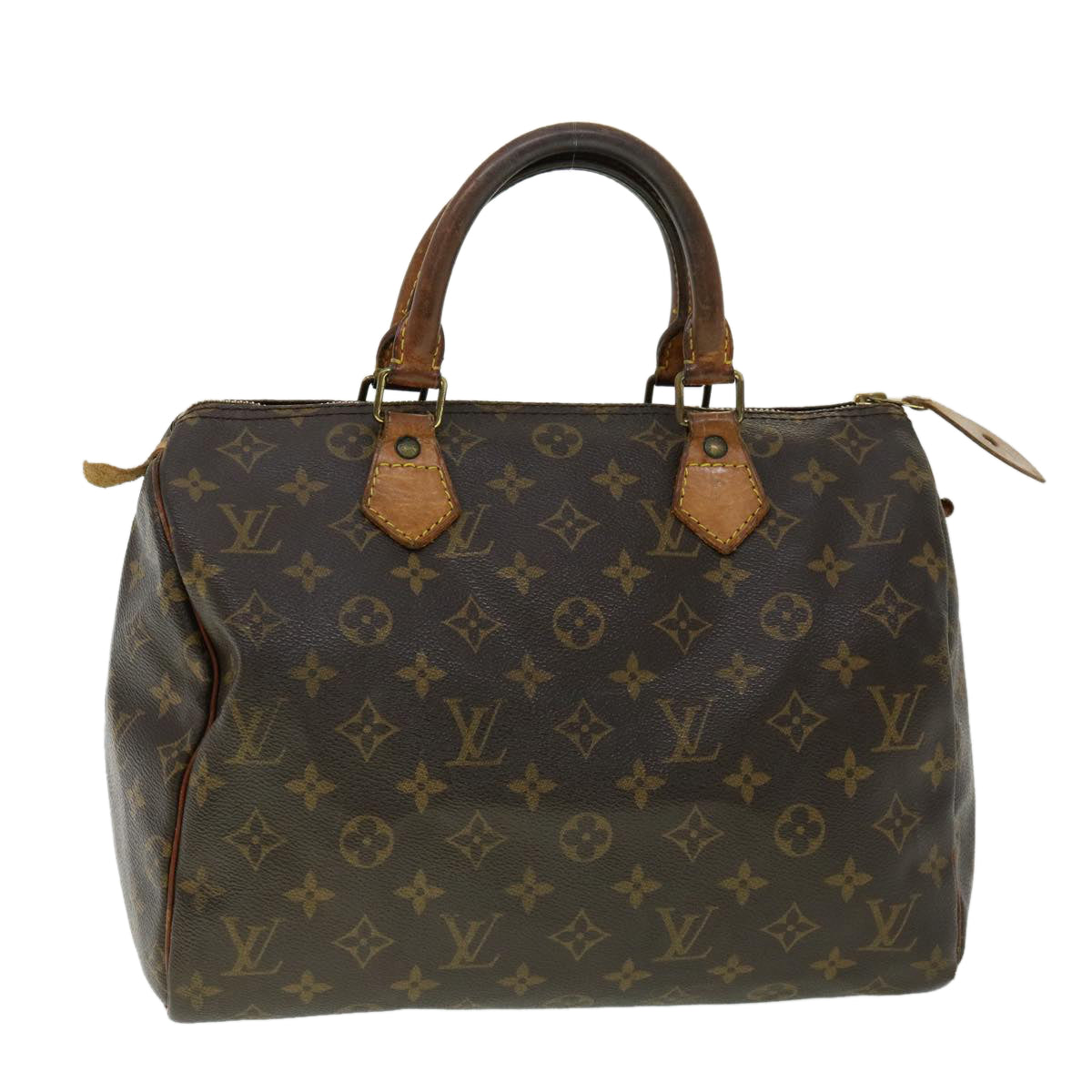 LOUIS VUITTON Monogram Speedy 30 Hand Bag M41526 LV Auth 30692