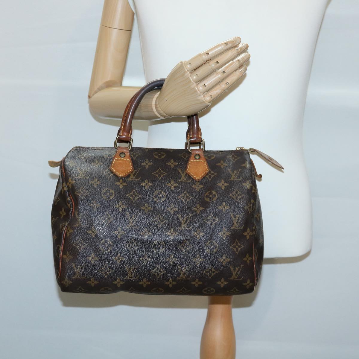 LOUIS VUITTON Monogram Speedy 30 Hand Bag M41526 LV Auth 30692