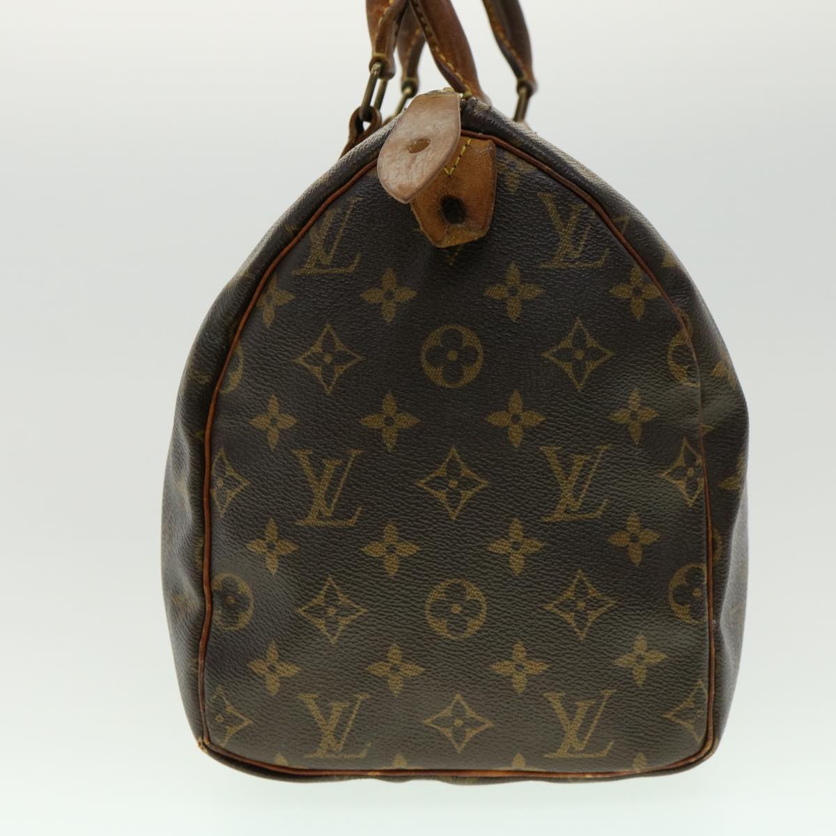 LOUIS VUITTON Monogram Speedy 30 Hand Bag M41526 LV Auth 30692