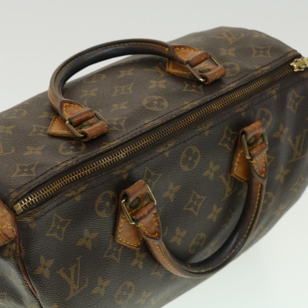 LOUIS VUITTON Monogram Speedy 30 Hand Bag M41526 LV Auth 30692