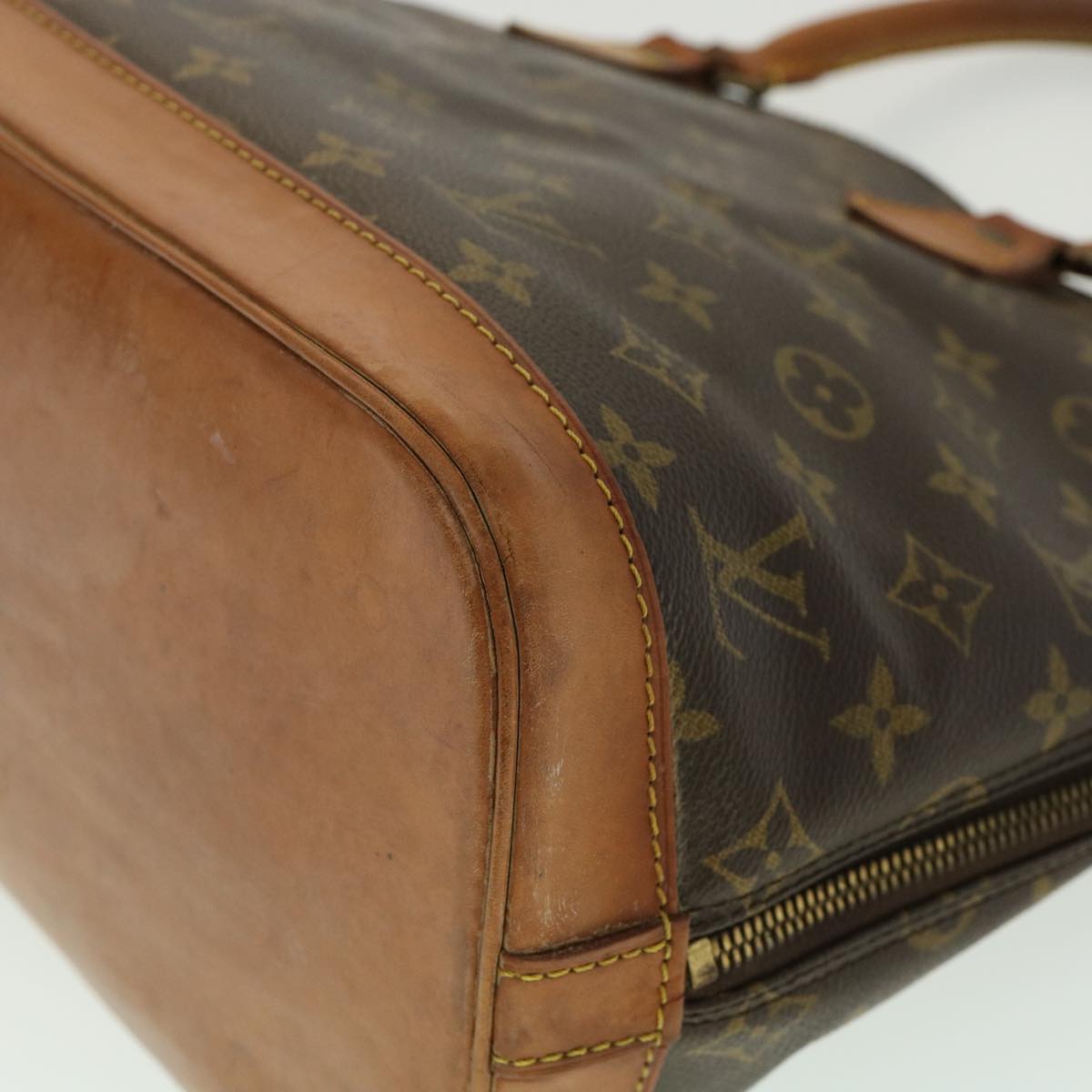 LOUIS VUITTON Monogram Alma Hand Bag M51130 LV Auth 30702