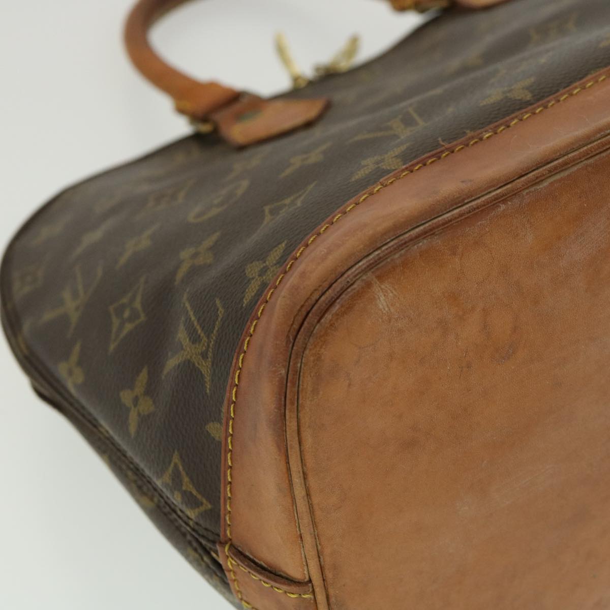 LOUIS VUITTON Monogram Alma Hand Bag M51130 LV Auth 30702