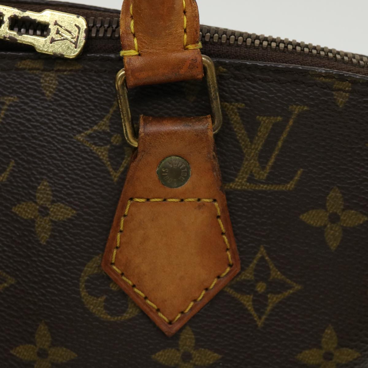 LOUIS VUITTON Monogram Alma Hand Bag M51130 LV Auth 30702