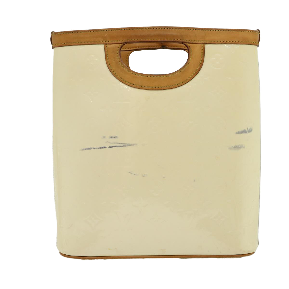 LOUIS VUITTON Monogram Vernis Stillwood Hand Bag Perle M91366 LV Auth 30710