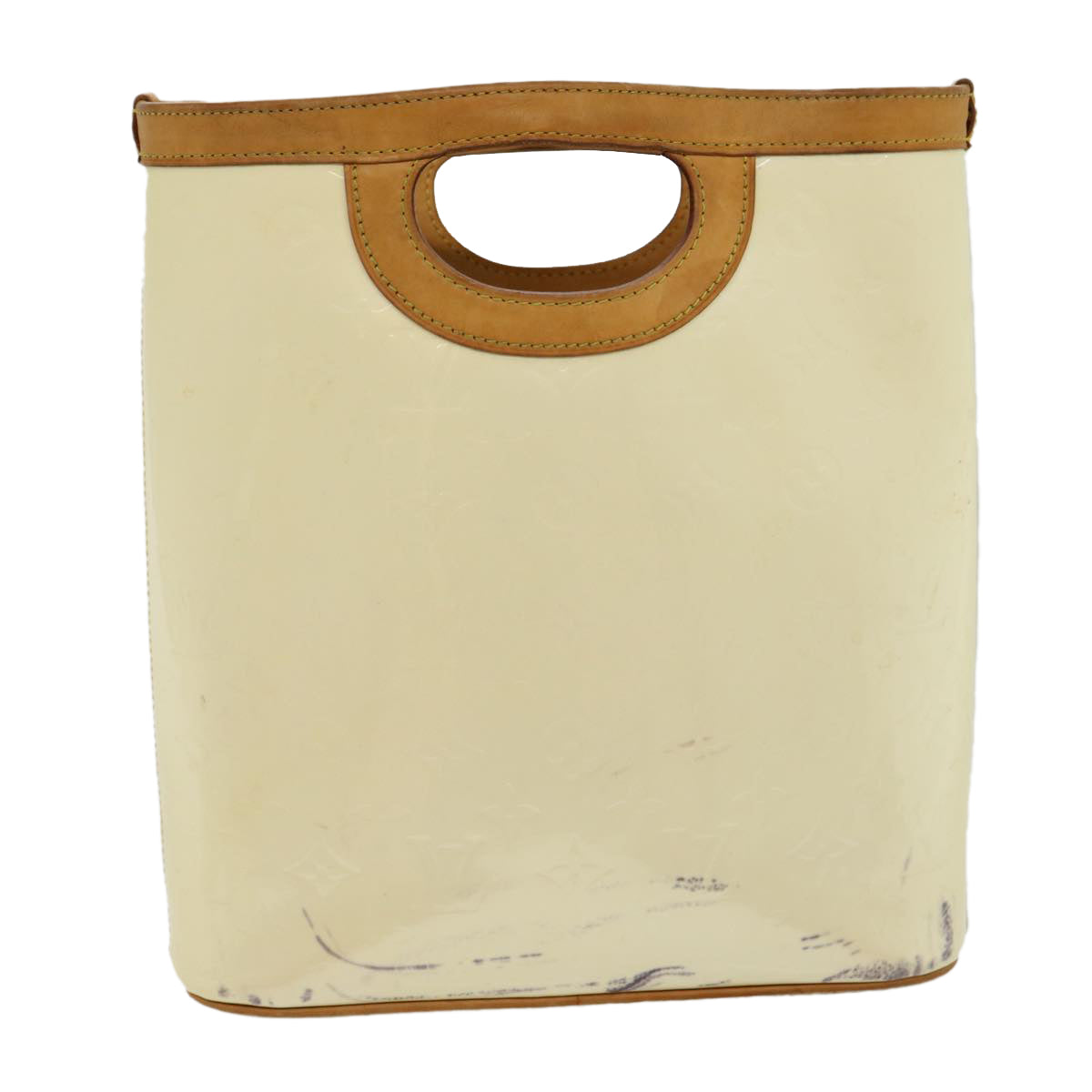 LOUIS VUITTON Monogram Vernis Stillwood Hand Bag Perle M91366 LV Auth 30710