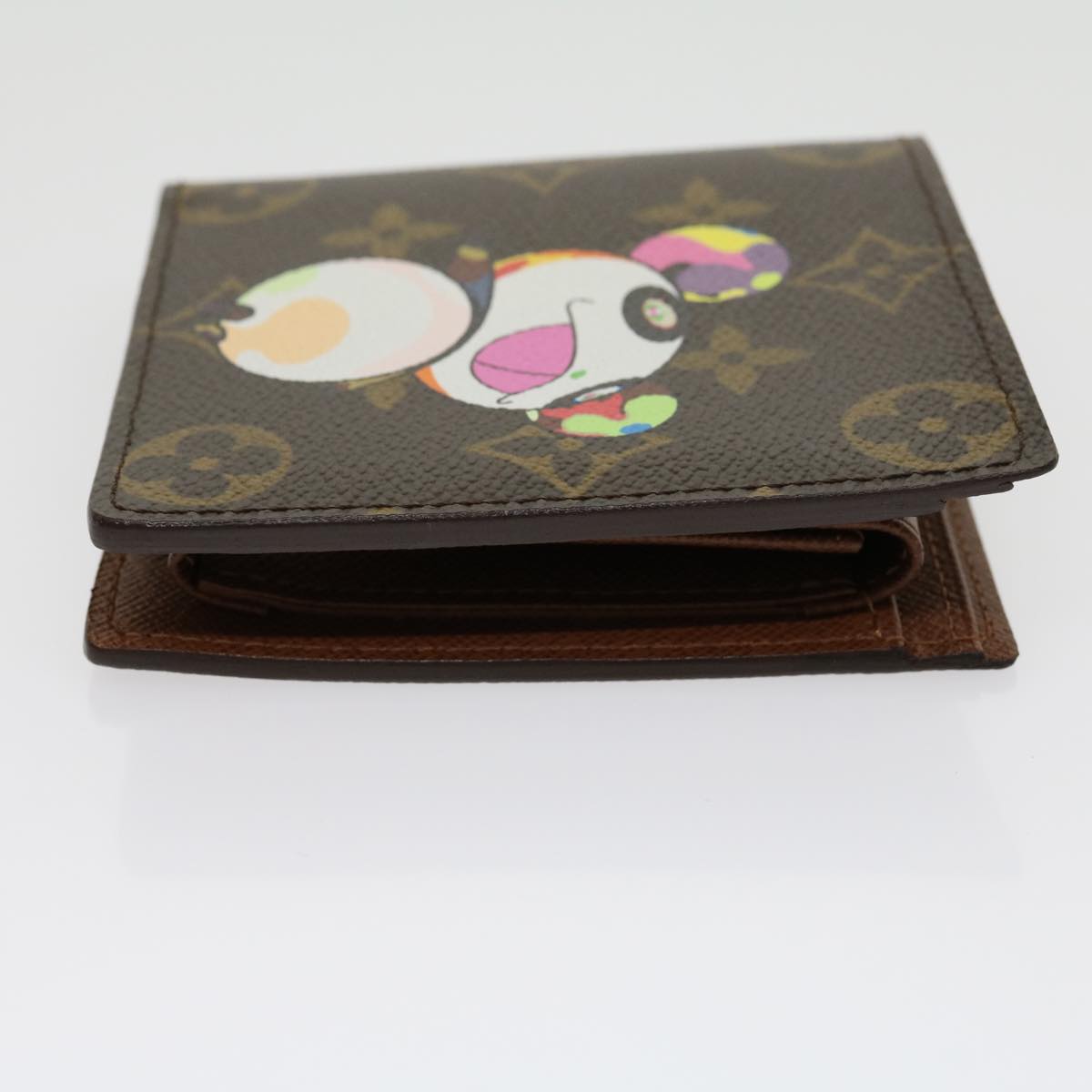 LOUIS VUITTON Monogram Panda Portefeuille Marco Wallet M61666 LV Auth 30720A