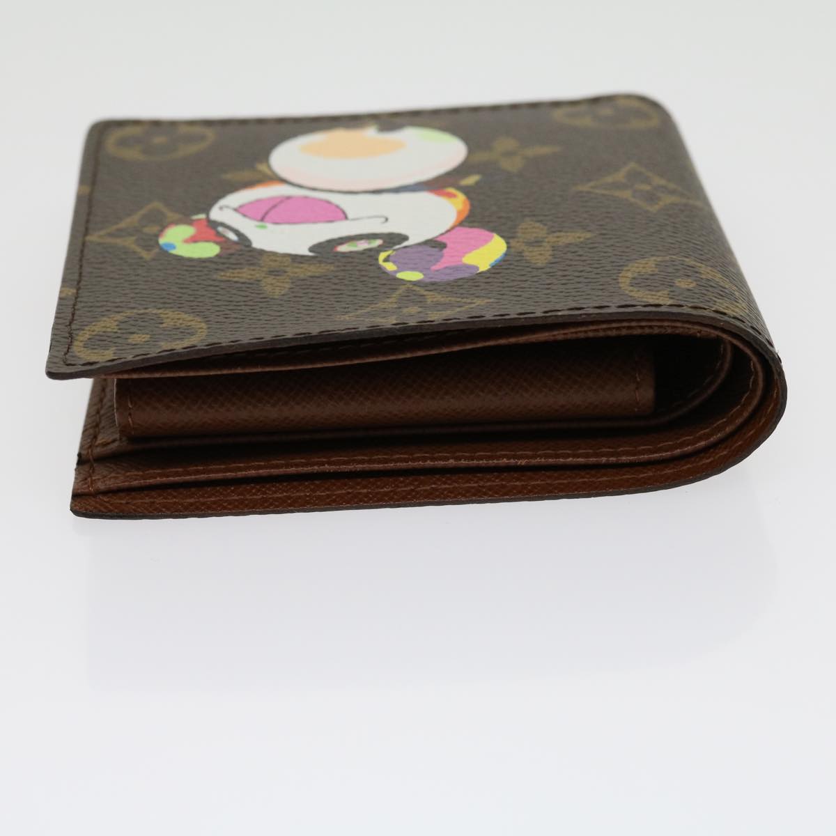 LOUIS VUITTON Monogram Panda Portefeuille Marco Wallet M61666 LV Auth 30720A