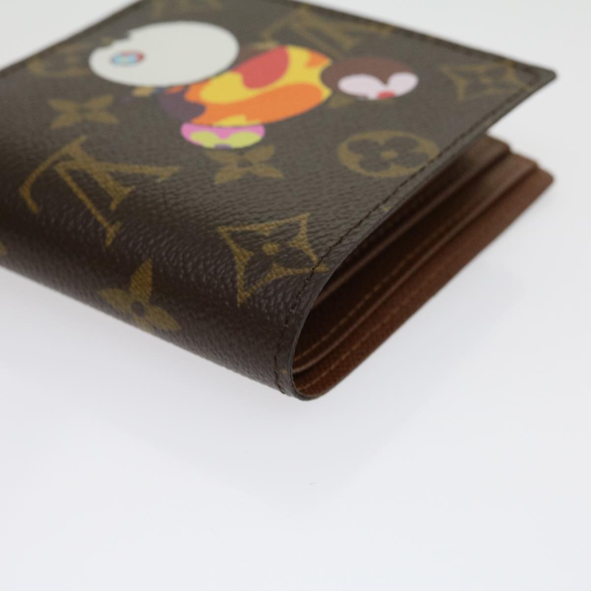 LOUIS VUITTON Monogram Panda Portefeuille Marco Wallet M61666 LV Auth 30720A