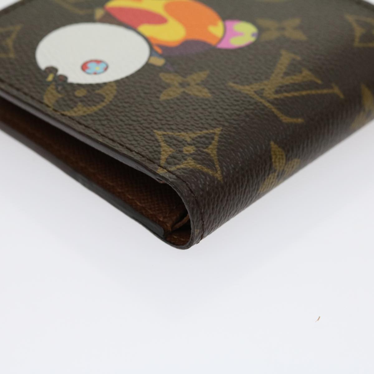 LOUIS VUITTON Monogram Panda Portefeuille Marco Wallet M61666 LV Auth 30720A