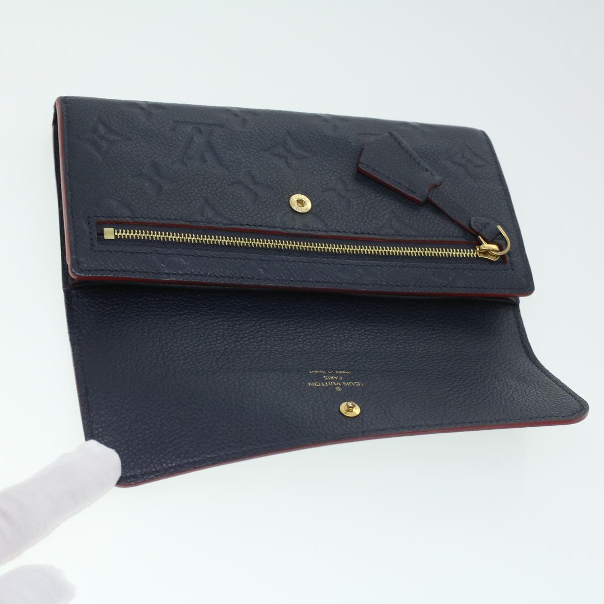 LOUIS VUITTON Monogram Empreinte Portefeuille Pont Neuf Wallet M62127 Auth 30721