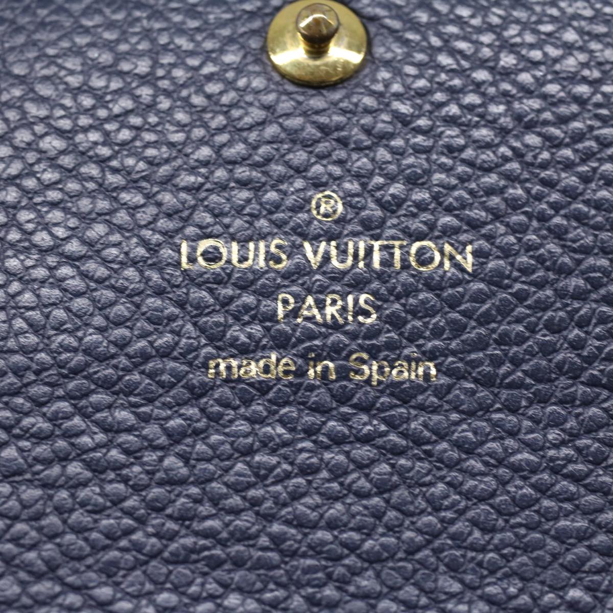 LOUIS VUITTON Monogram Empreinte Portefeuille Pont Neuf Wallet M62127 Auth 30721