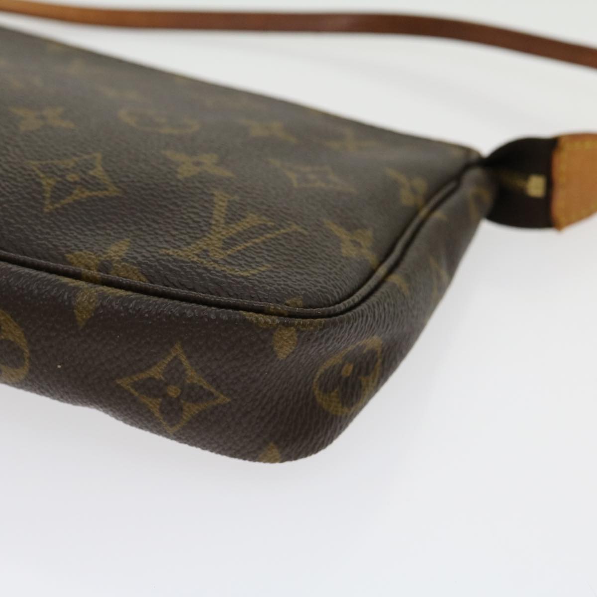 LOUIS VUITTON Monogram Pochette Accessoires Pouch M51980 LV Auth 30757