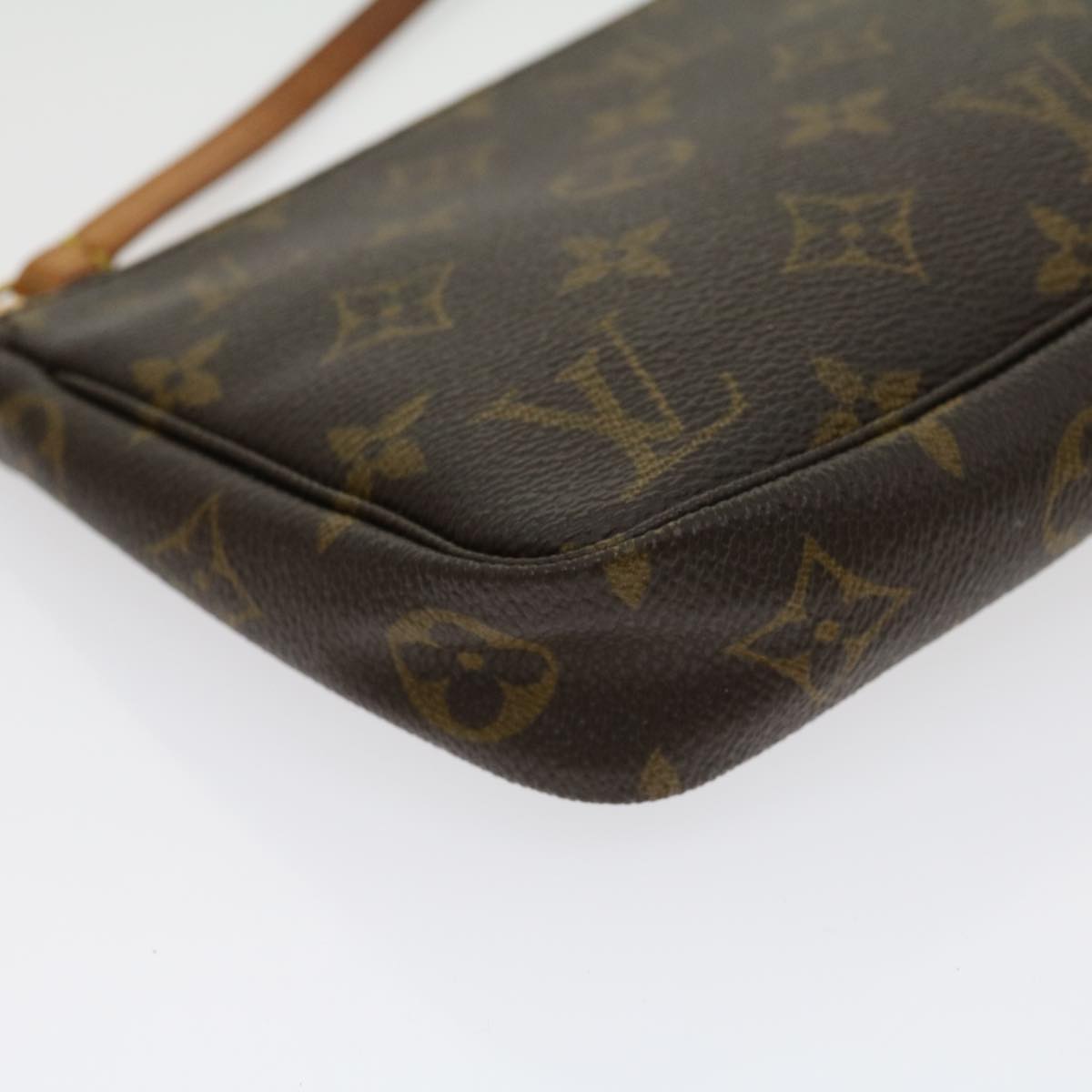 LOUIS VUITTON Monogram Pochette Accessoires Pouch M51980 LV Auth 30757