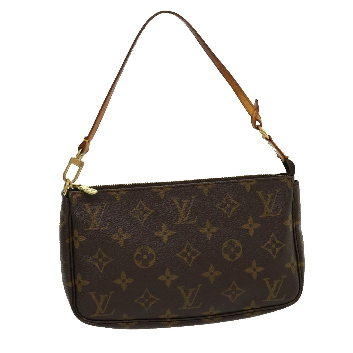 LOUIS VUITTON Monogram Pochette Accessoires Pouch M51980 LV Auth 30757