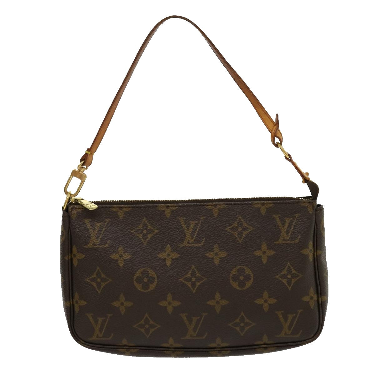 LOUIS VUITTON Monogram Pochette Accessoires Pouch M51980 LV Auth 30757