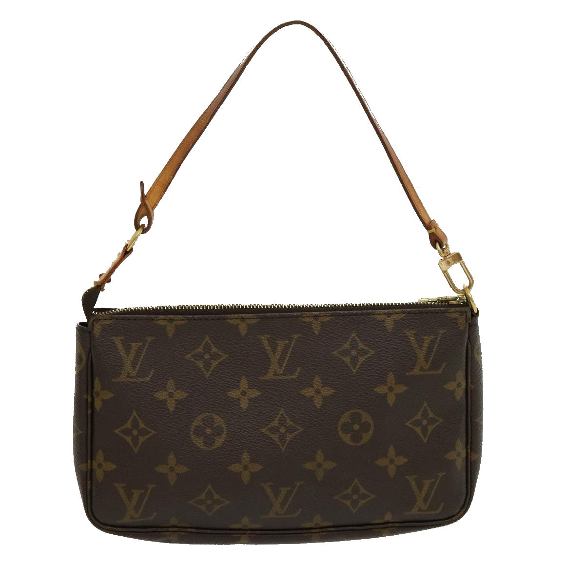 LOUIS VUITTON Monogram Pochette Accessoires Pouch M51980 LV Auth 30757