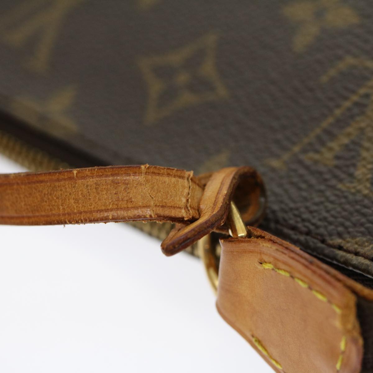 LOUIS VUITTON Monogram Pochette Accessoires Pouch M51980 LV Auth 30757