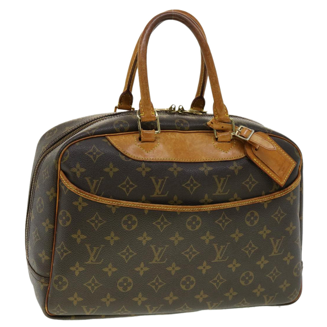 LOUIS VUITTON Monogram Deauville Hand Bag M47270 LV Auth 30761