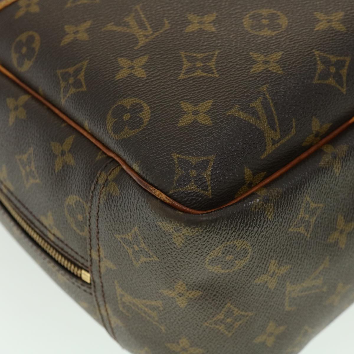 LOUIS VUITTON Monogram Deauville Hand Bag M47270 LV Auth 30761