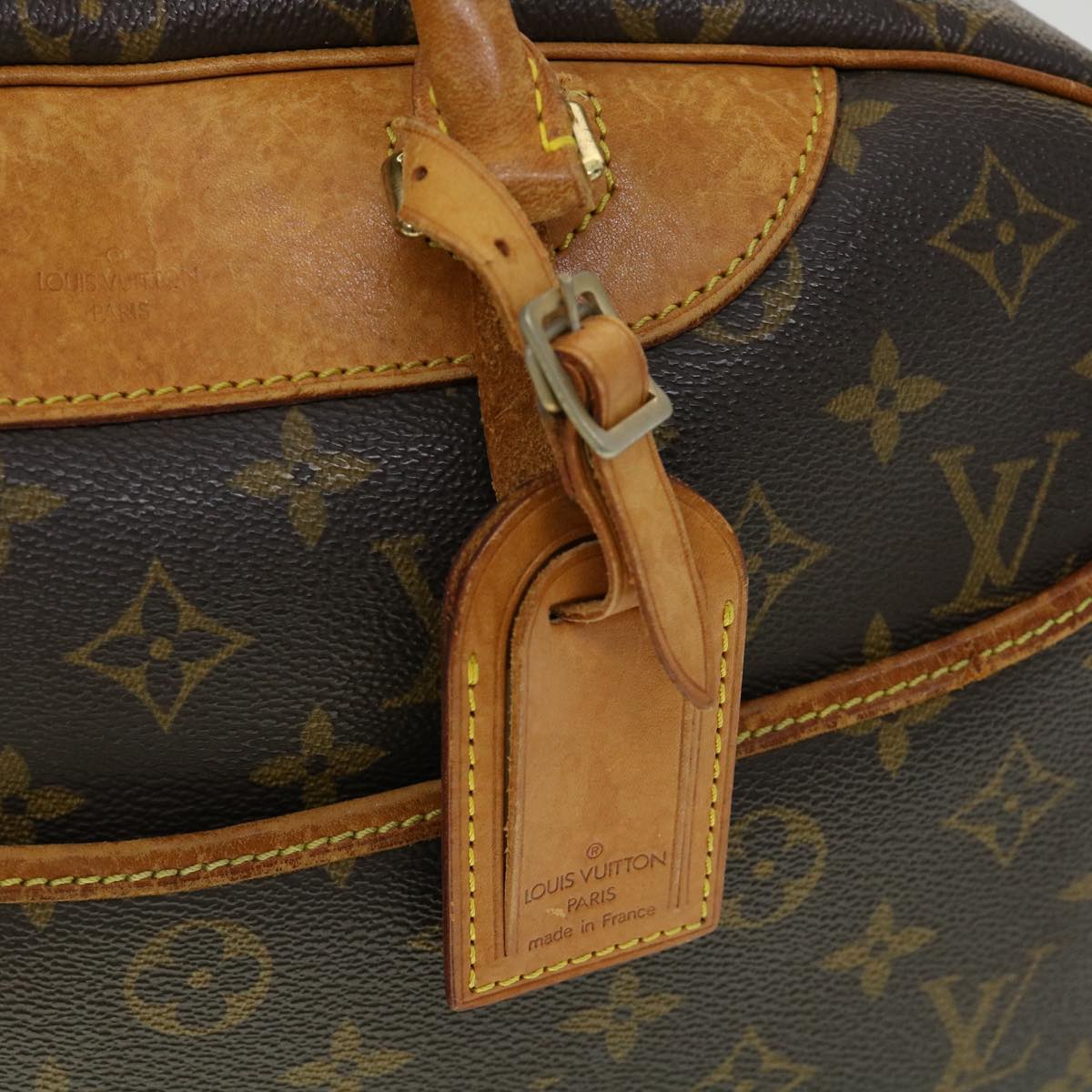 LOUIS VUITTON Monogram Deauville Hand Bag M47270 LV Auth 30761