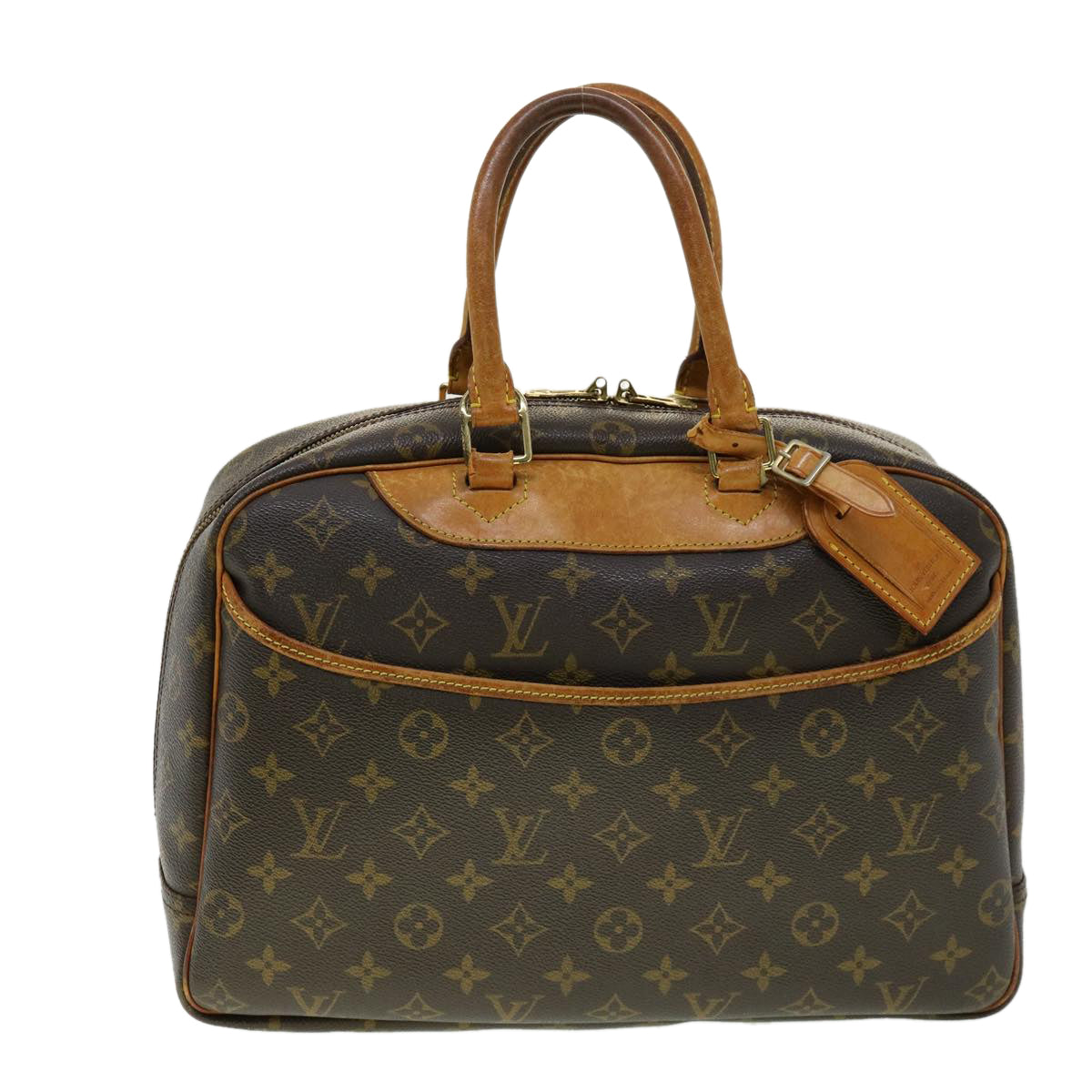 LOUIS VUITTON Monogram Deauville Hand Bag M47270 LV Auth 30761