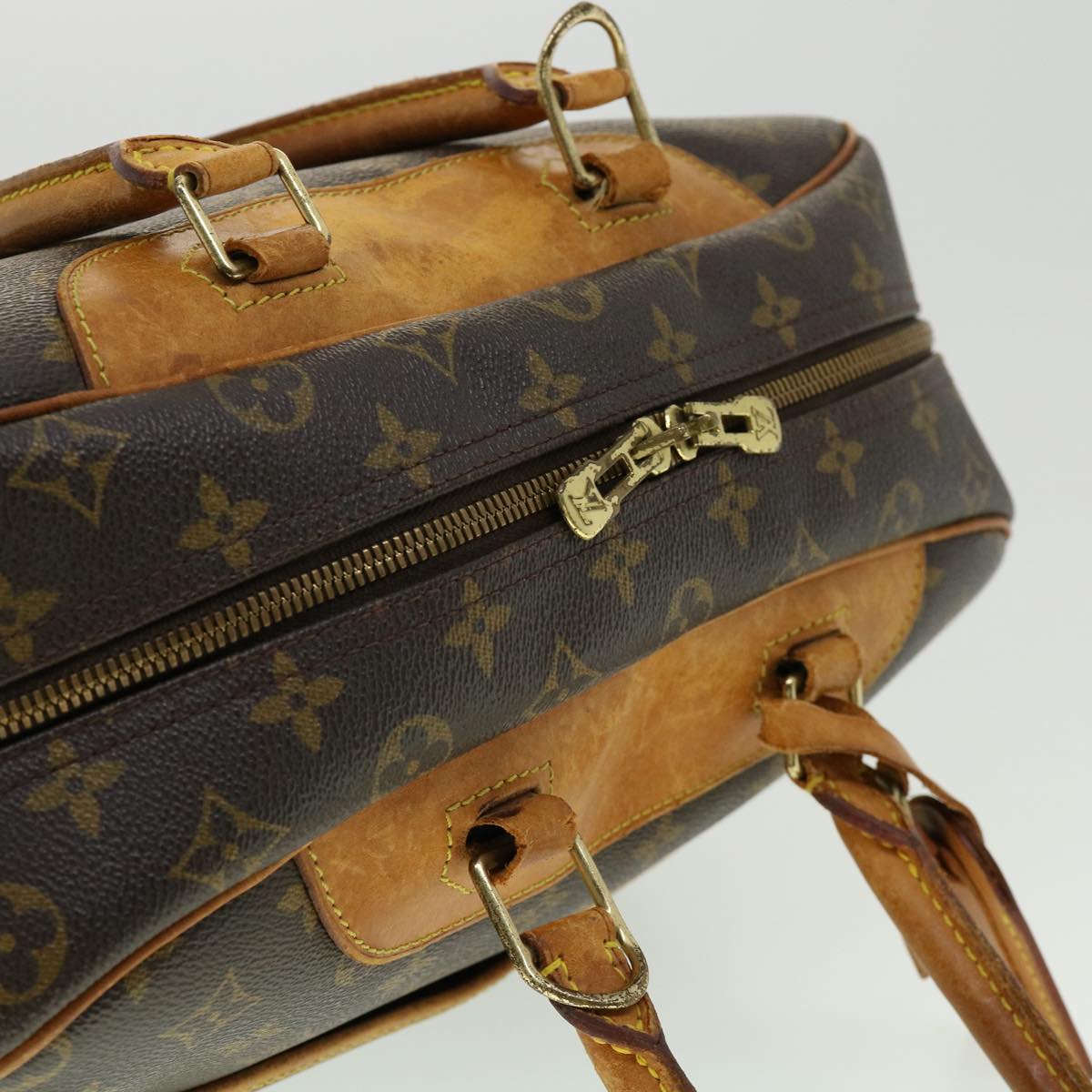 LOUIS VUITTON Monogram Deauville Hand Bag M47270 LV Auth 30761