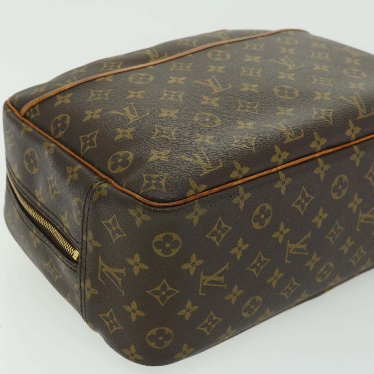 LOUIS VUITTON Monogram Deauville Hand Bag M47270 LV Auth 30775