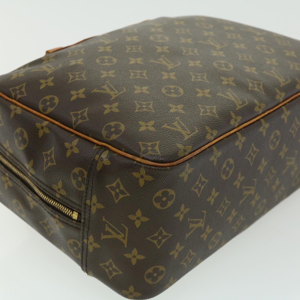 LOUIS VUITTON Monogram Deauville Hand Bag M47270 LV Auth 30775