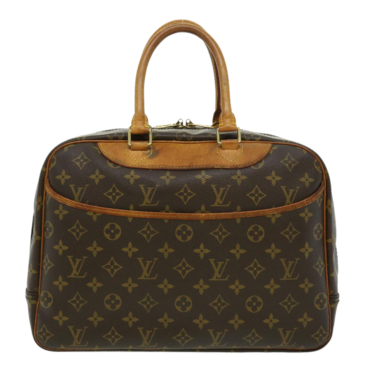 LOUIS VUITTON Monogram Deauville Hand Bag M47270 LV Auth 30775