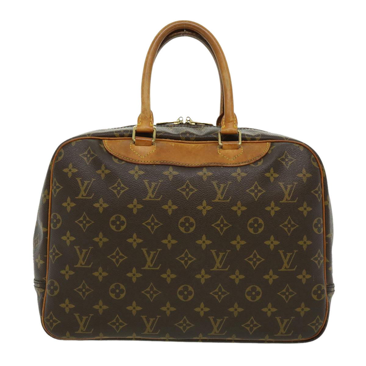 LOUIS VUITTON Monogram Deauville Hand Bag M47270 LV Auth 30775