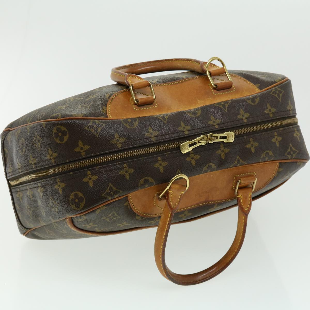 LOUIS VUITTON Monogram Deauville Hand Bag M47270 LV Auth 30775