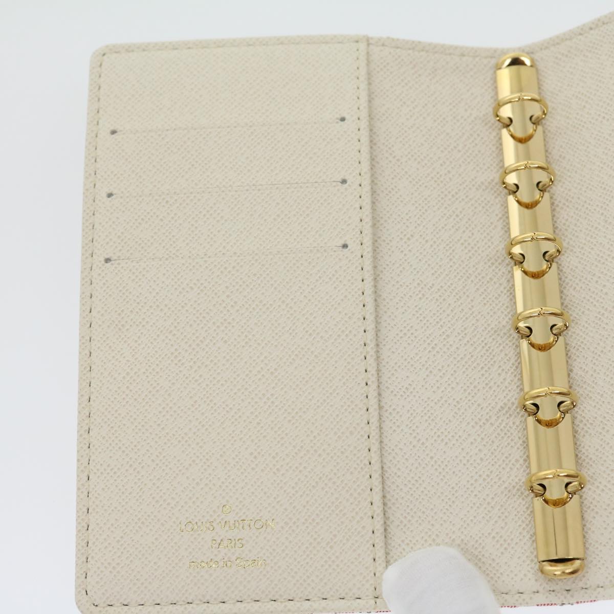 LOUIS VUITTON Monogram Mini Lin Agenda PM Day Planner Cover R20917 Auth 30811A